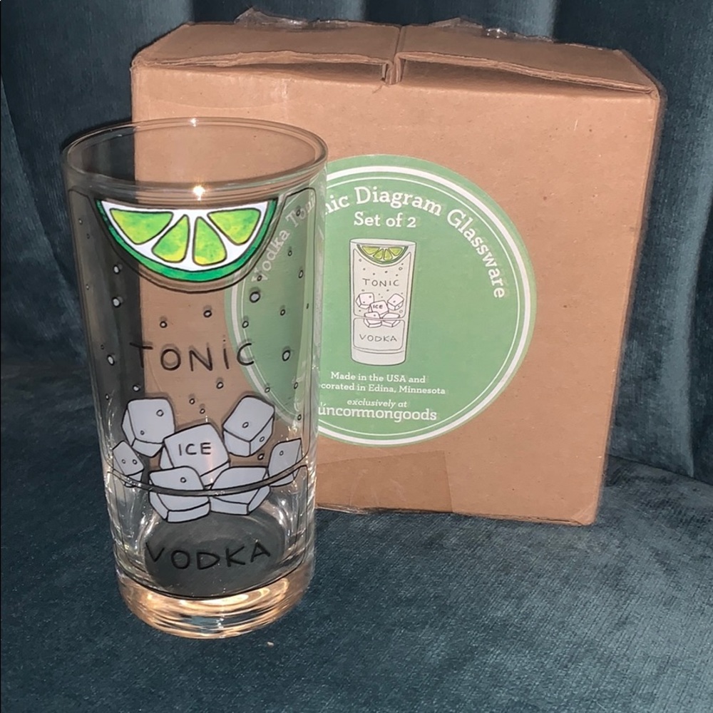 NWT uncommon goods cocktail glasses